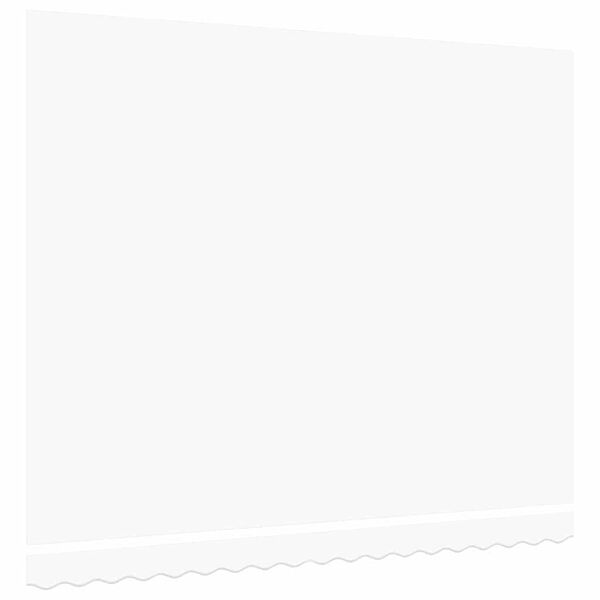 vidaXL Nadomestno platno za tendo Bela 400 × 350 cm Platno