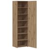 vidaXL Visok predalnik Umetni hrast 50 x 42,5 x 185 cm