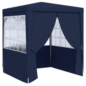 vidaXL Profesionalen vrtni &scaron;otor s stranicami 2,5x2,5 m moder 90 g/m&sup2;