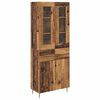 vidaXL Visok predalnik 2 kos Star les 69,5 x 34 x 180 cm
