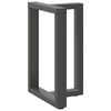 vidaXL Noge za jedilno mizo v obliki črke T, 2 kosa, antracitne 50x35x(72-73) cm, jeklo