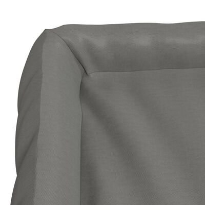 vidaXL Pasje ležišče z blazinami sivo 115x100x20 cm tkanina Oxford