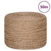 vidaXL Vrv iz jute 50 m dolžina 6 mm debelina