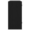 vidaXL Strani &scaron;al Črna Orehovina 100 x 37 x 75.5 cm