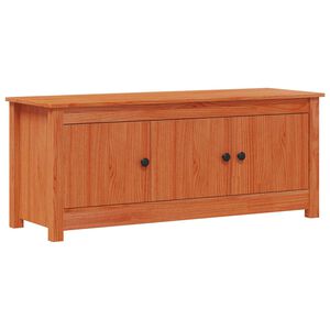 vidaXL Omara za čevlje Voskan Rjava 110 x 38 x 45,5 cm