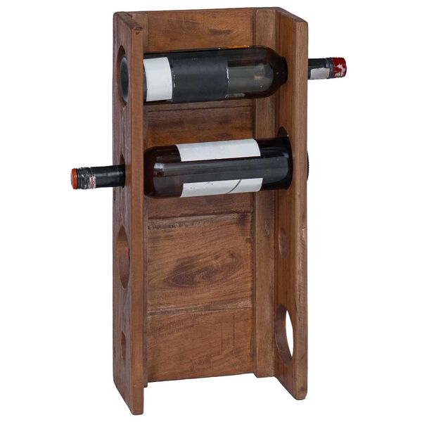 vidaXL Stojalo Rjava 24 x 13 x 54 cm Masivni mahagonijev les