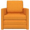 vidaXL Sofa postelja 60cm Temno rumena blago