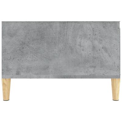 vidaXL Klubska mizica betonsko siva 55x55x36,5 cm inženirski les