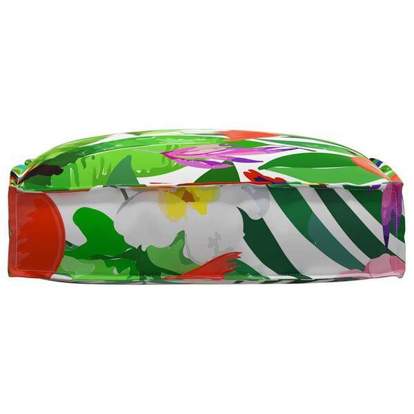 vidaXL Blazina za sedež palete Cvetlični večbarvno 50 x 50 x 12 cm