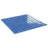 vidaXL Mozaična keramična plo&scaron;čica 11 kos 50 x 50 cm Modra Steklo