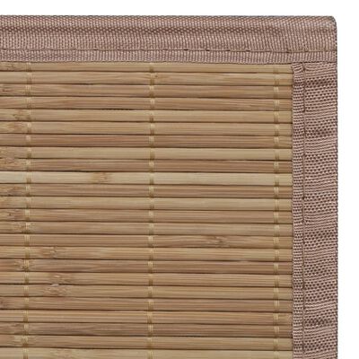 Pravokotna preproga iz rjavega bambusa 120x180 cm