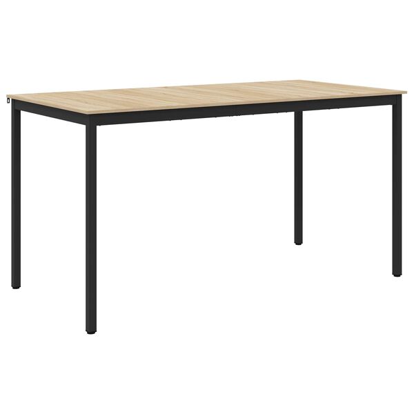 vidaXL Stoječ miza za bar Konstruiran les