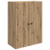 vidaXL Omara za steno 66 x 34,5 x 90 cm Inženirski les Artisan hrast