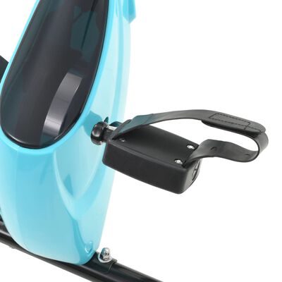vidaXL Magnetno sobno kolo X-Bike z merilnikom pulza črno in modro