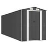 vidaXL Vrtna lopa antracitna 192x606x223 cm pocinkano jeklo