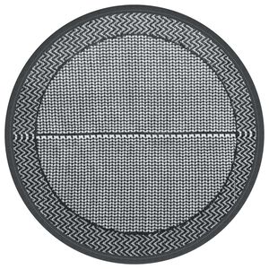 vidaXL Zunanja preproga ARAKIL siva &Oslash;160 cm PP