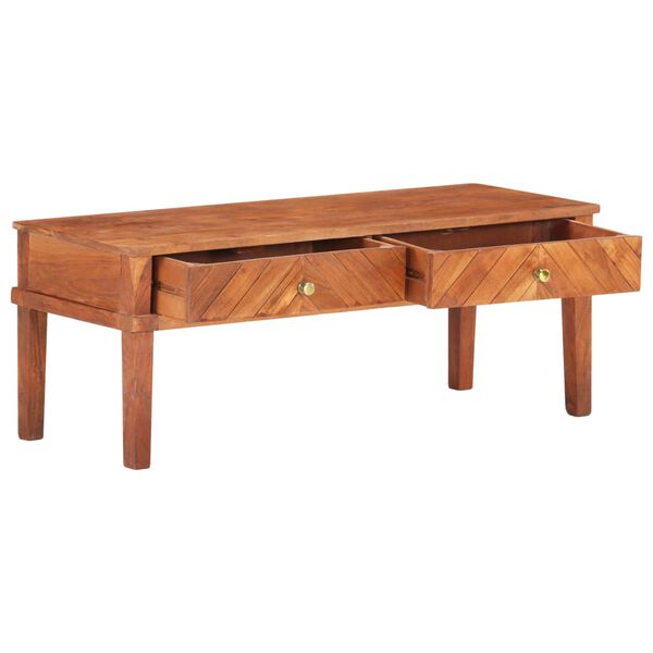 vidaXL TV omarica 110x40x41 cm trden akacijev les