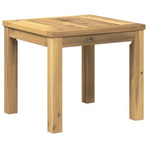 vidaXL Klubska miza Bela 40 x 40,5 x 36 cm Masiven les akacije