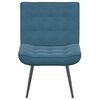 vidaXL Sprostitveni stol Blue 64x74x84 cm Velvet