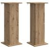 vidaXL Stojalo za rastline 2 kos Artisan hrast 30,5 x 30 x 80,5 cm