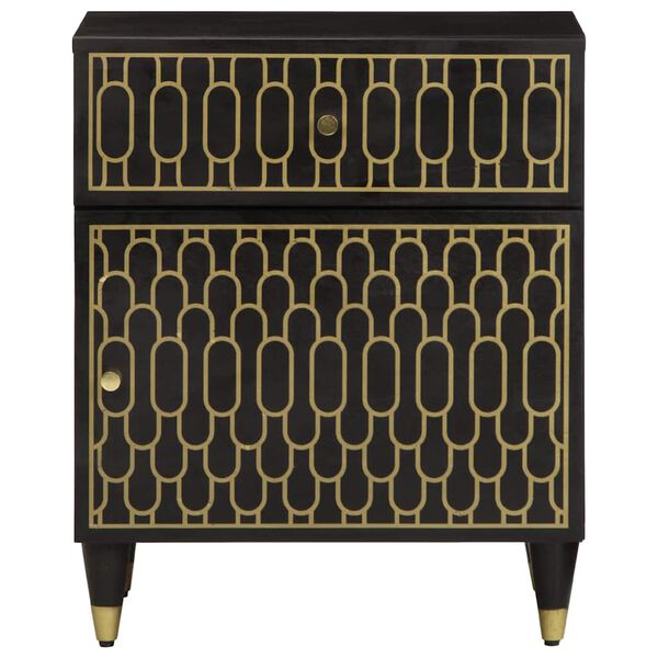 vidaXL Nočna omarica 50x33x60 cm trden mangov les