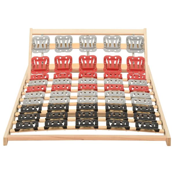 vidaXL Posteljno dno z 12 letvicami nastavljivo vzglavje 120x200 cm