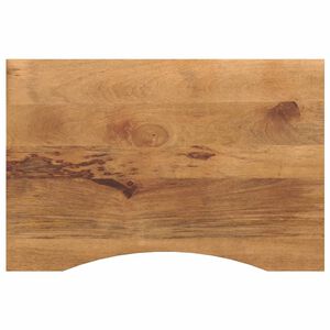 vidaXL Mizna plo&scaron;ča ukrivljena 90x50x2,5 cm trden mangov les