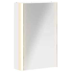 vidaXL Kopalni&scaron;ka ogledalna omara Bela 33 x 11,5 x 50 cm