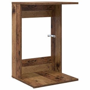vidaXL Stranska miza Star les 40 x 38 x 62,5 cm Inženirski les