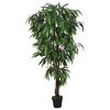 vidaXL Umetni mangovec 450 listov 120 cm zeleno