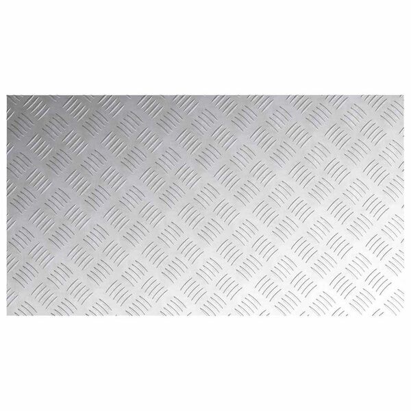 vidaXL Stopnice Pravokotna 4 pcs srebrna 90 x 50 cm Aluminij