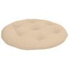 vidaXL Blazina za viseči stol VIANEN 100% poliester Krem &Oslash; 40 x 10 cm