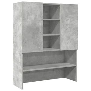vidaXL Omara za pralni stroj betonsko siva 70,5x25,5x90 cm