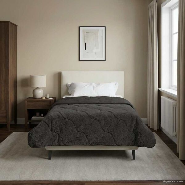 vidaXL Polna celoletna prevleka &Scaron;onerisan Antracit 155 x 200 cm