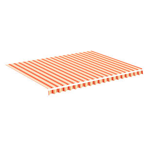vidaXL Nadomestno blago za tendo rumeno in oranžno 4,5x3,5 m poliester