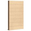 vidaXL Omarica za CD-je rjavi hrast 102x23x177,5 cm konstruiran les
