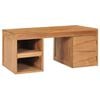 vidaXL Klubska mizica 90x50x40 cm trdna tikovina