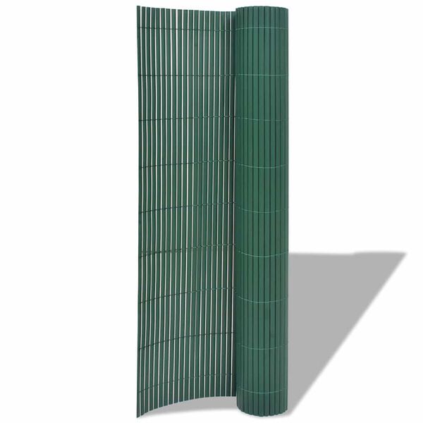 vidaXL Vrtna ograja Zelena 150 x 300 cm PVC