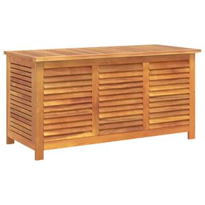vidaXL Vrtna &scaron;katla za shranjevanje 113x50x56 cm trden akacijev les