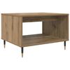 vidaXL Klubska miza artisan hrast 60 x 50 x 40 cm Inženirski les