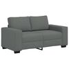 vidaXL Dvosed temno siv 160x77x82 cm blago