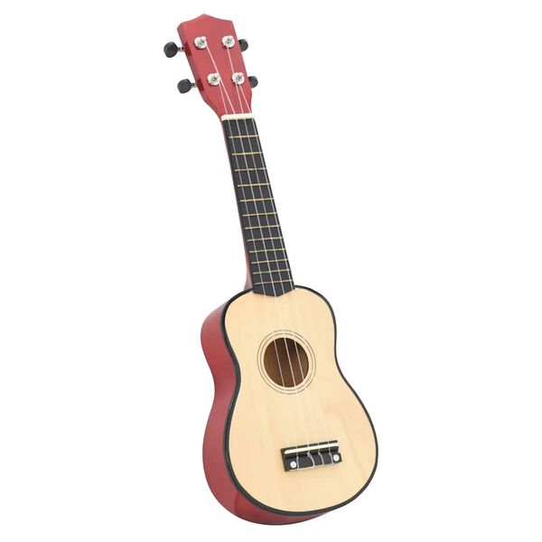vidaXL Otro&scaron;ki ukulele soprano s torbo naravna 23"