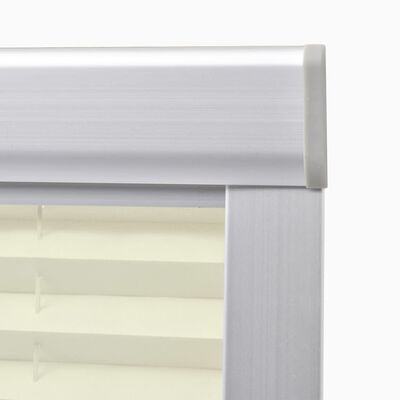 vidaXL Plise senčilo za okno krem U08/808