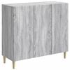 vidaXL Strani &scaron;al Siva Sonoma 89 x 34,5 x 80 cm Inženirski les