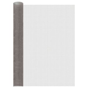 vidaXL Mrežna zaslona 100 x 1000 cm 3 Mesh Inox 201 Srebrna