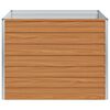 vidaXL Vrtna visoka greda Svetlo rjava 100 x 100 x 77 cm
