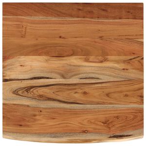 vidaXL Mizna plo&scaron;?a 80x80x2,5 cm kvadratna trdna akacija naravni rob