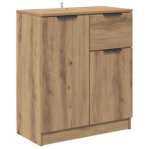 vidaXL Strani &scaron;al Umetni hrast 60 x 30 x 70 cm Inženirski les