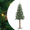 vidaXL Ožja jelka Zelena 210 cm PVC in trden bor