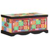 vidaXL Kava miza Multicolor 90x50x40 cm Masivni les Mango